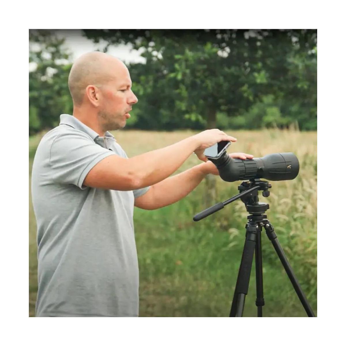 Smartphone-adapter för digiscoping