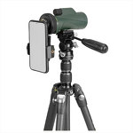 Universell digiscoping-adapter för smartphone/optik med Bluetooth-fjärrkontroll 