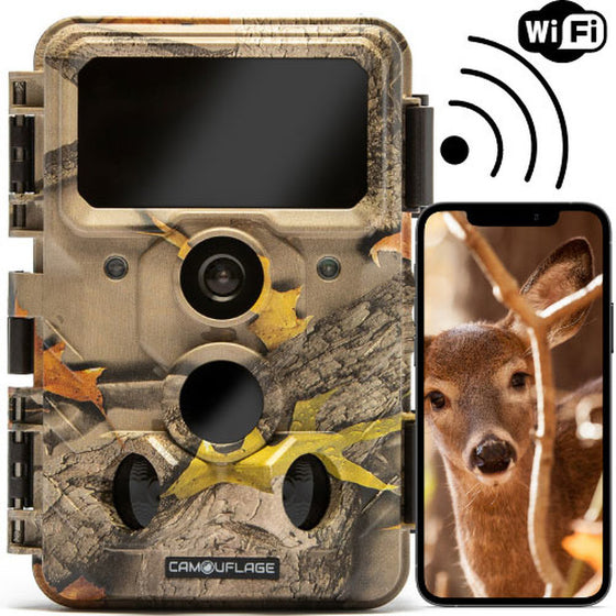 Jaktkamera Camouflage EZ60 Wi-Fi - Sändning till smartphone 