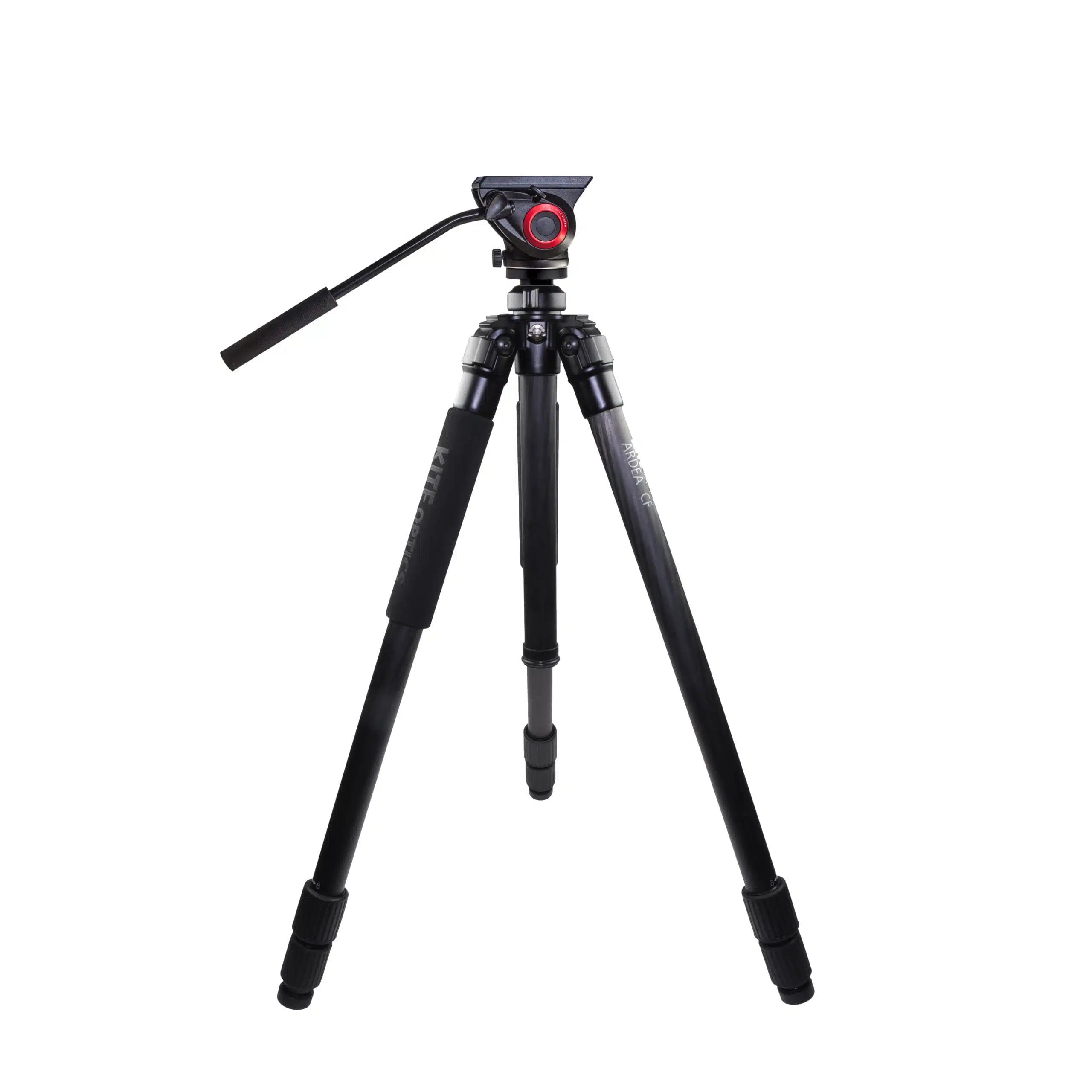 Ardea CF-stativ kite optics med Manfrotto MVH500AH-videohuvud 