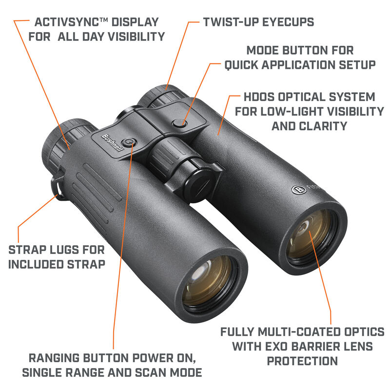 Bushnell FUSION X avståndsmätande kikare 10x42 