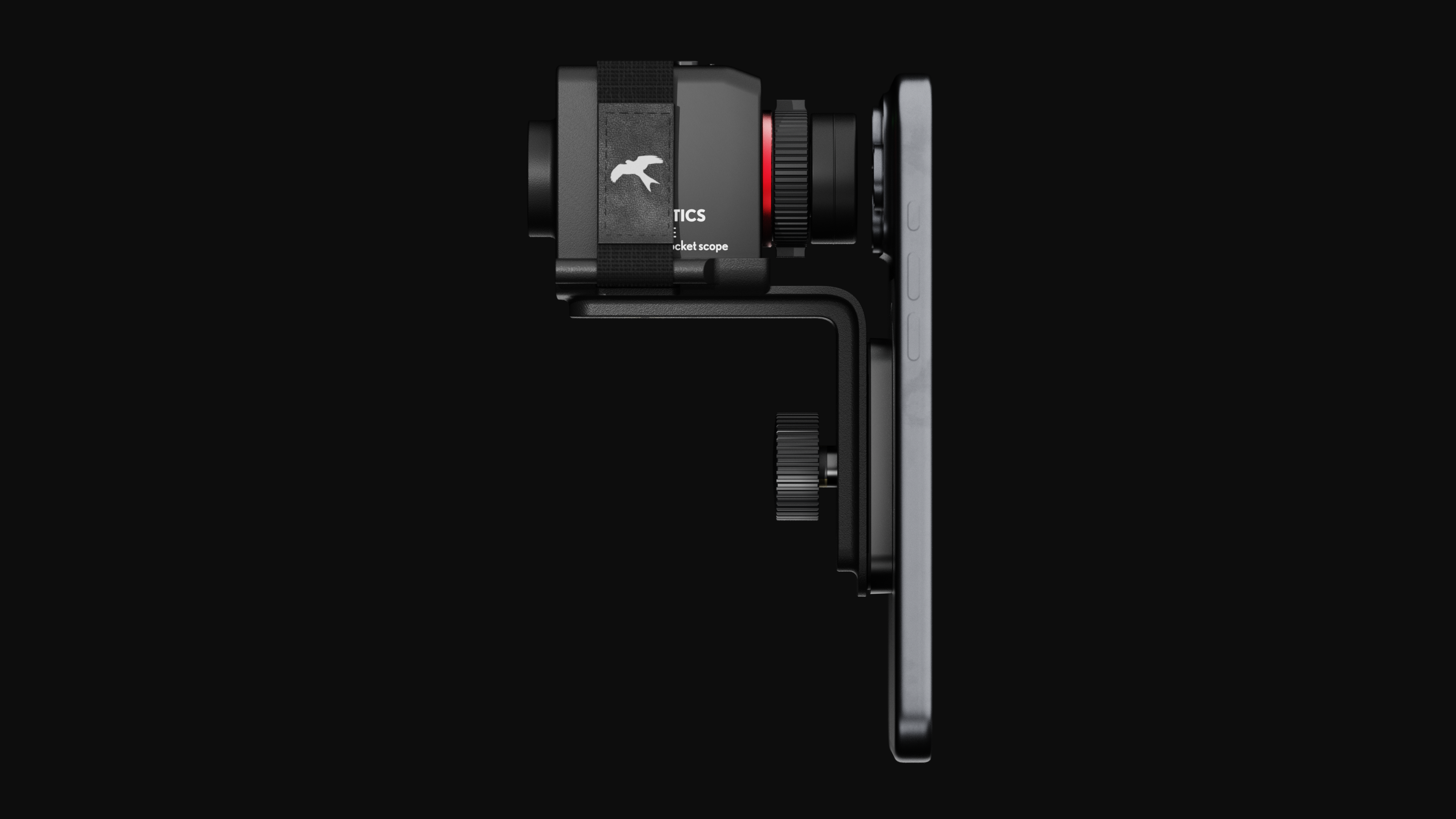 Ultrakompakt stabiliserad monokikare Kite Optics kite stabiONE 