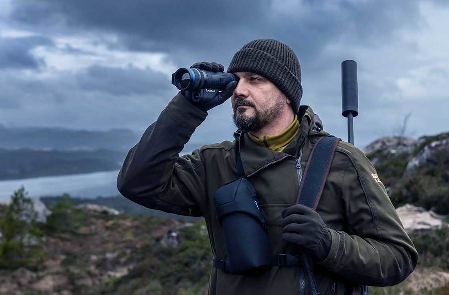 PULSAR termisk bildmonokulär TELOS LRF XL50 med integrerad avståndsmätare 