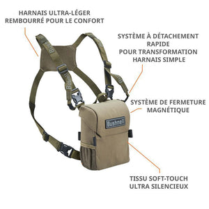 Bushnell-sele med magväska 