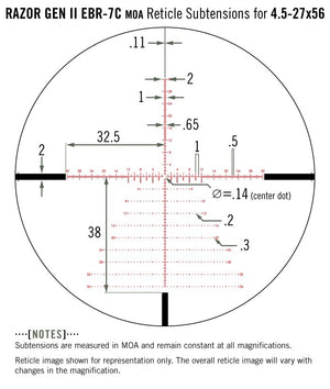 Kikarsikte Vortex Optics Razor 4.5-27x56 Gen II 