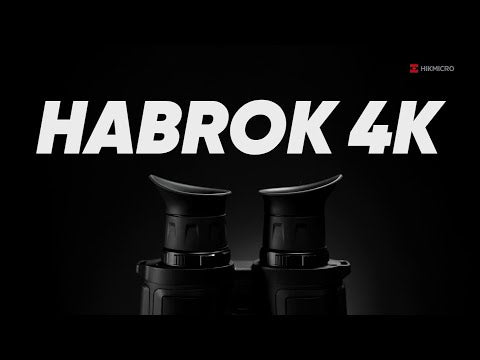 Termiska och nattoptiska kikare HikMicro HABROK 4K HE25 LN 