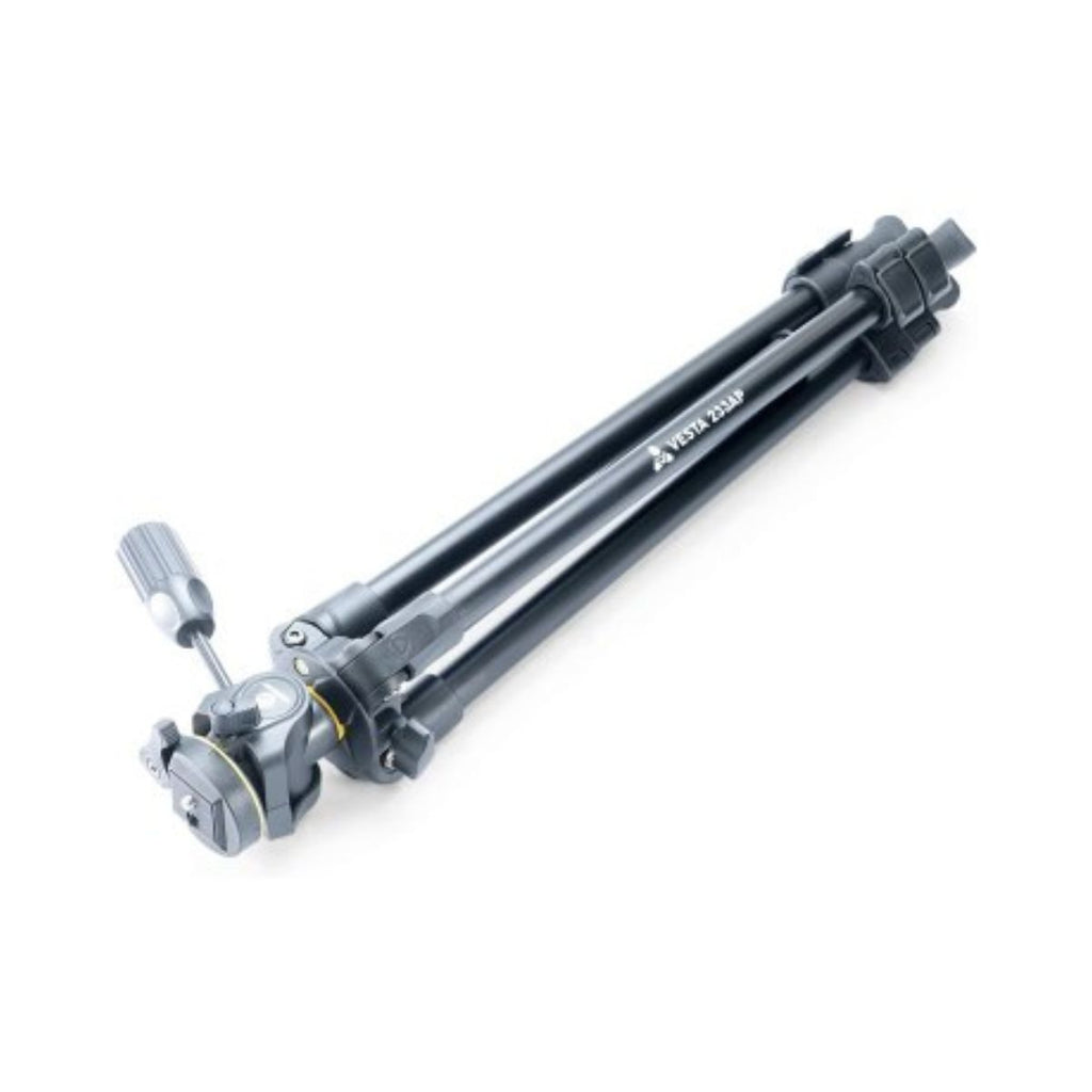 Aluminiumstativ Vesta 233AP med panoramahuvud PH-23, speciellt för tubkikare 