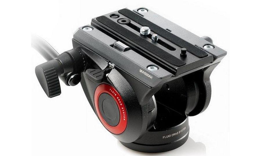 Ardea CF-stativ kite optics med Manfrotto MVH500AH-videohuvud 